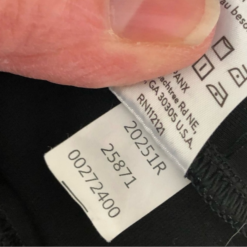 SPANX Back-Seam Skinny Ponte Pants Black Size L Smoothing Pull-On - Picture 7 of 9